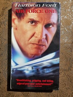 Air Force One VHS Tape 1998 Harrison Ford Vintage Action Movie Untested